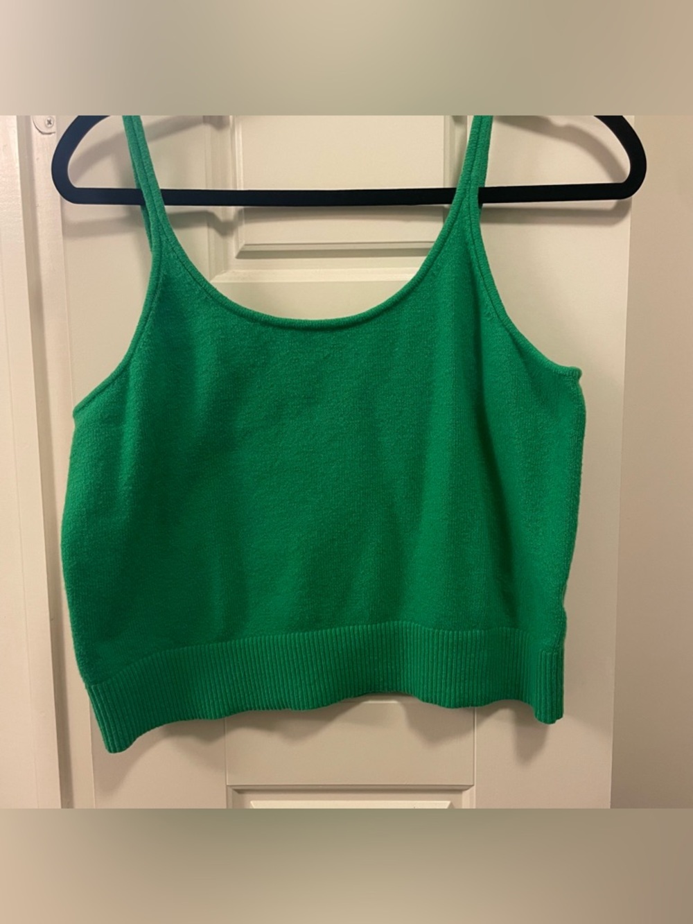 Kelly Green Knitted Tank